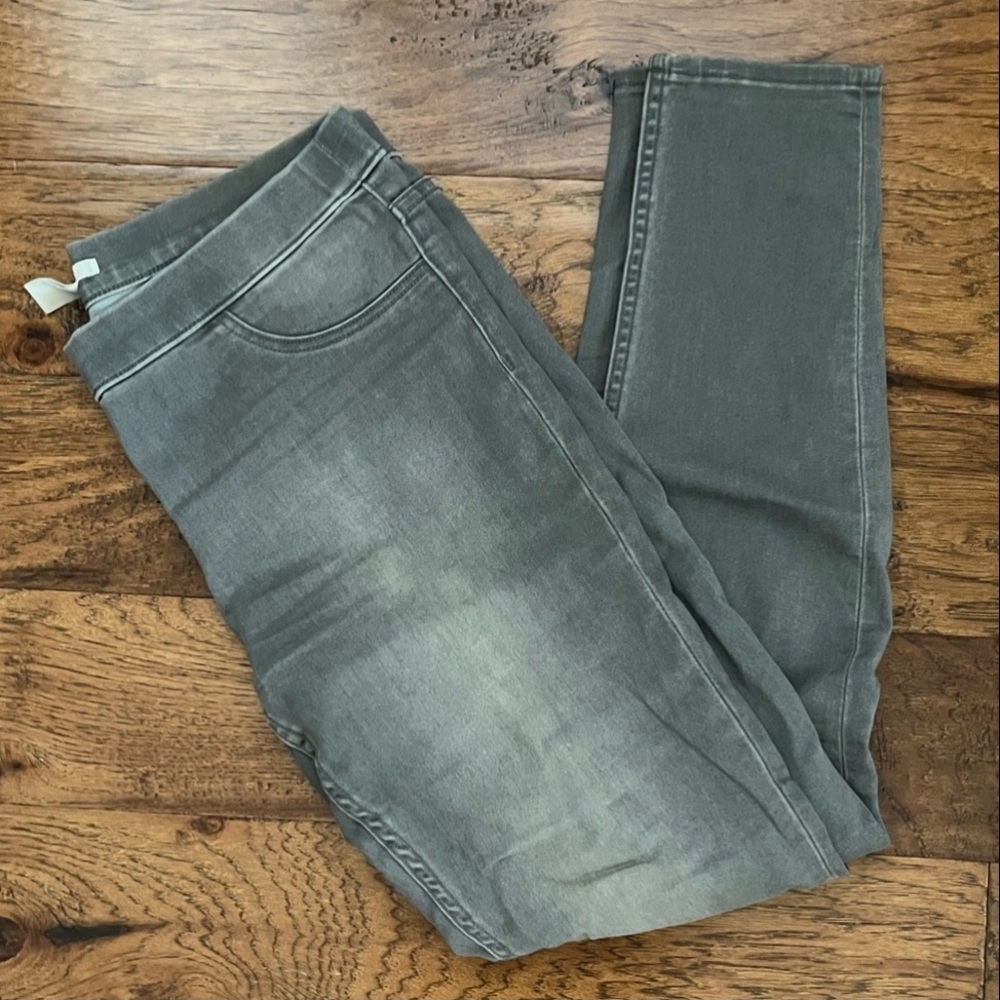 H&M Skinny Grey Pants with Elastic Waistband